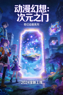 《动漫幻想：次元之门》奇幻动画系列海报